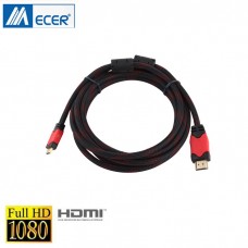 Câble HDMI 5m avec connecteurs plaqués Or Mecer
